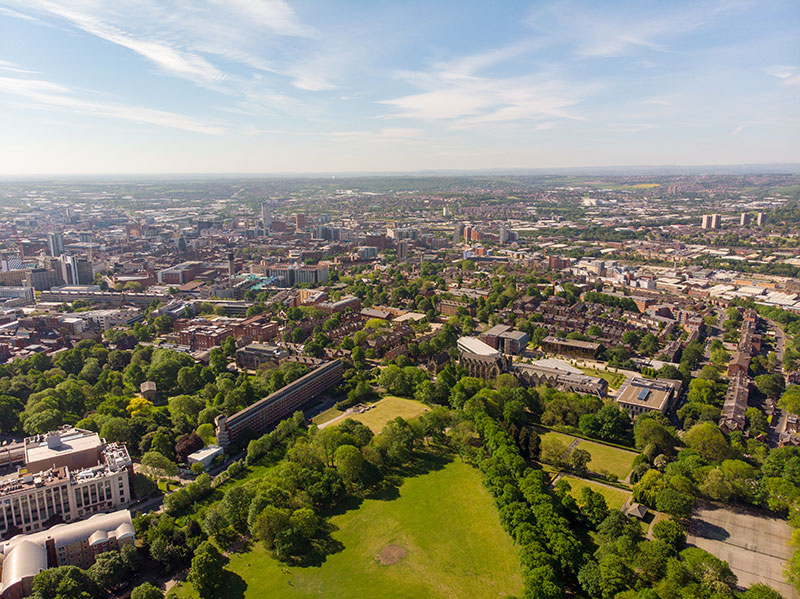 Aerial photo of Headingley