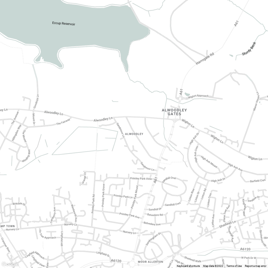 Map of Alwoodley
