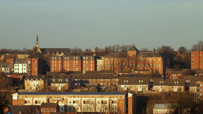 View over Woodhouse