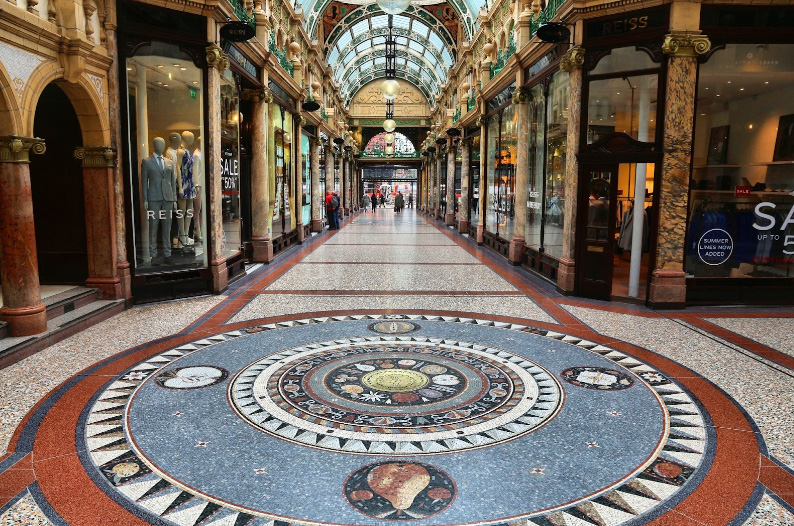 Leeds' shopping centre